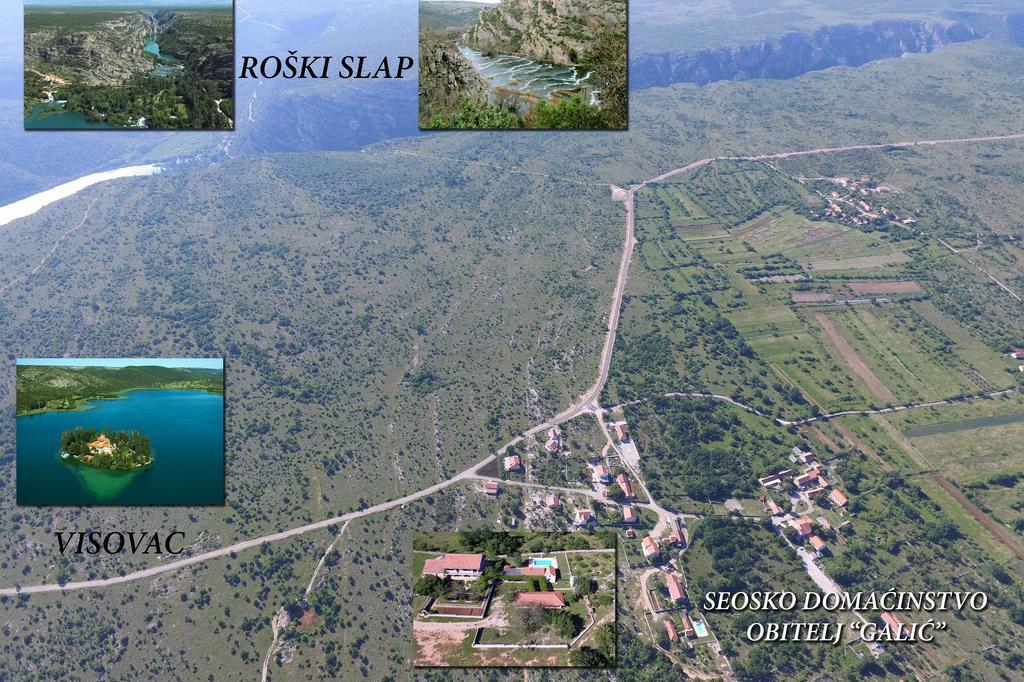 Готель Agrotourism Galic Krka Drinovci Екстер'єр фото